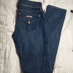 Hudson Jeans Dark Blue Straight Leg Denim women size 26